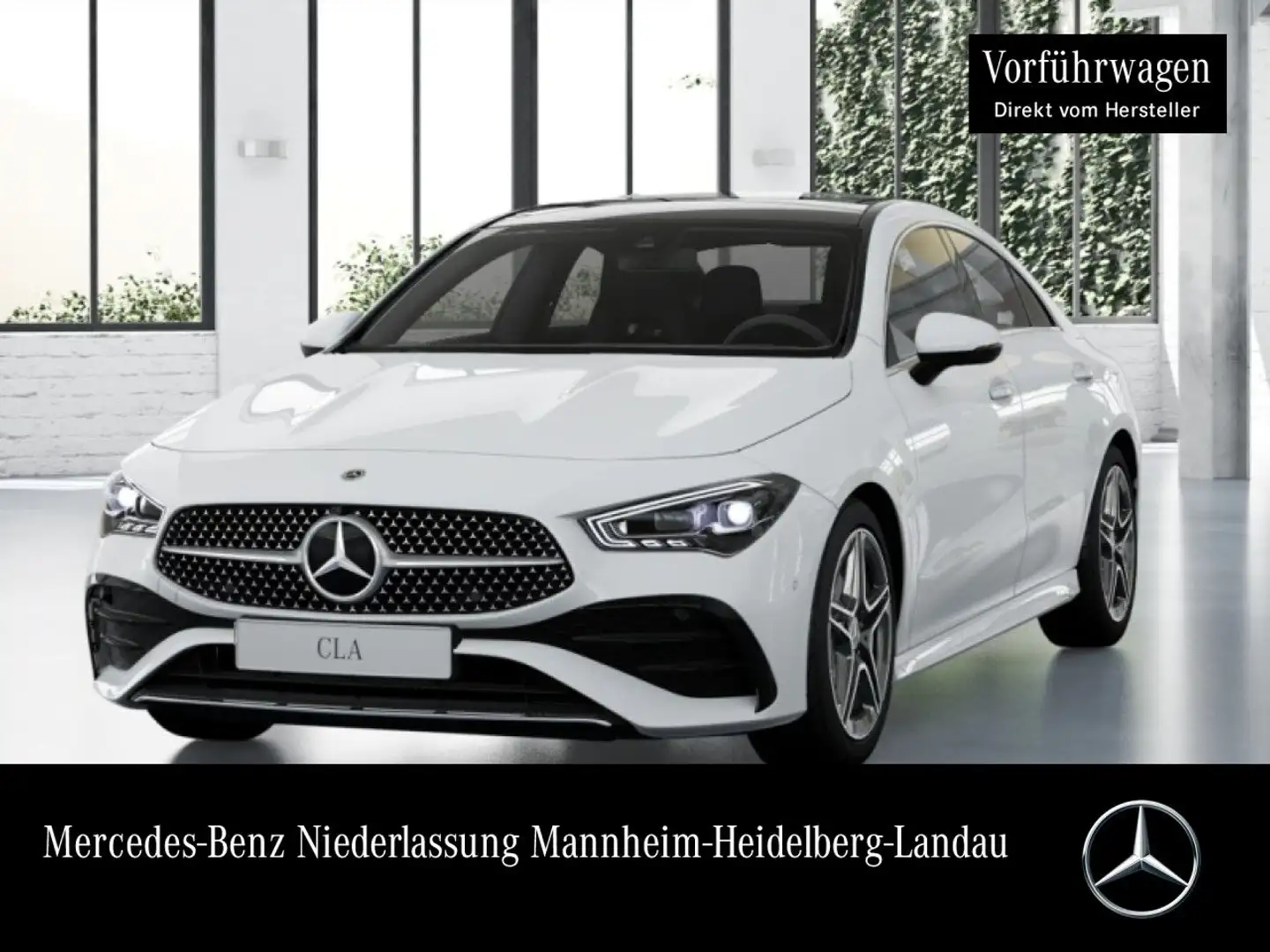 Mercedes-Benz CLA 200 AMG+PANO+360°+AHK+MULTIBEAM+TOTW+KEYLESS Weiß - 1