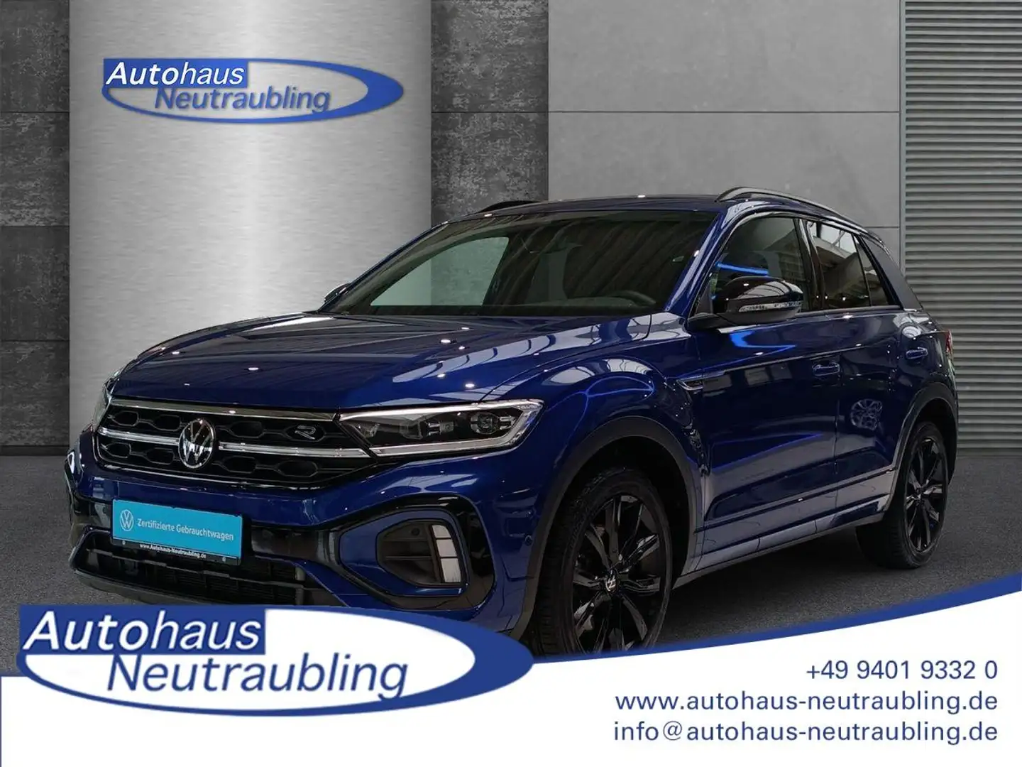 Volkswagen T-Roc 2.0 TSI "R-LINE" 190 PS DSG 4MOTION+NAVI+LED+ACC+S Blau - 1