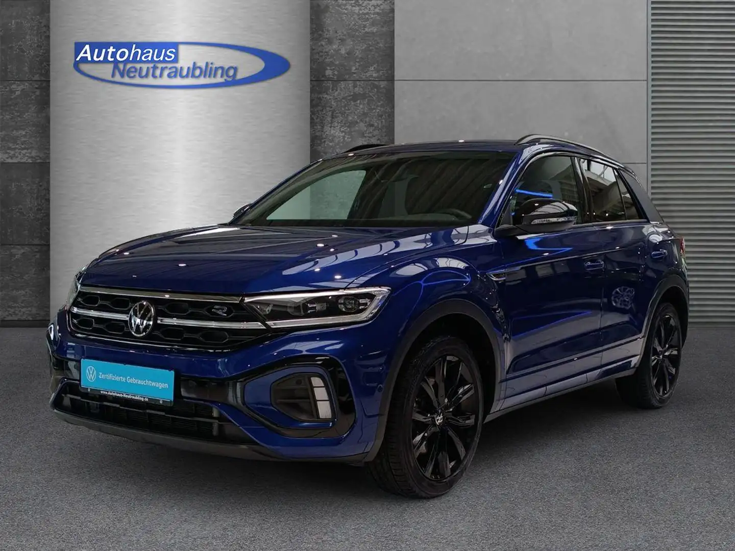 Volkswagen T-Roc 2.0 TSI "R-LINE" 190 PS DSG 4MOTION+NAVI+LED+ACC+S Blau - 2