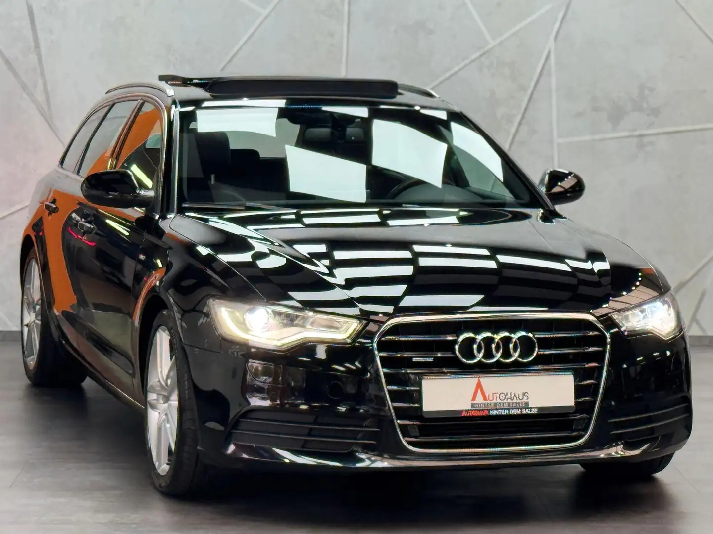 Audi A6 3.0 TDI quattro 3.0TDI|PANO|STDHZG|AHK|S-LINE Schwarz - 2