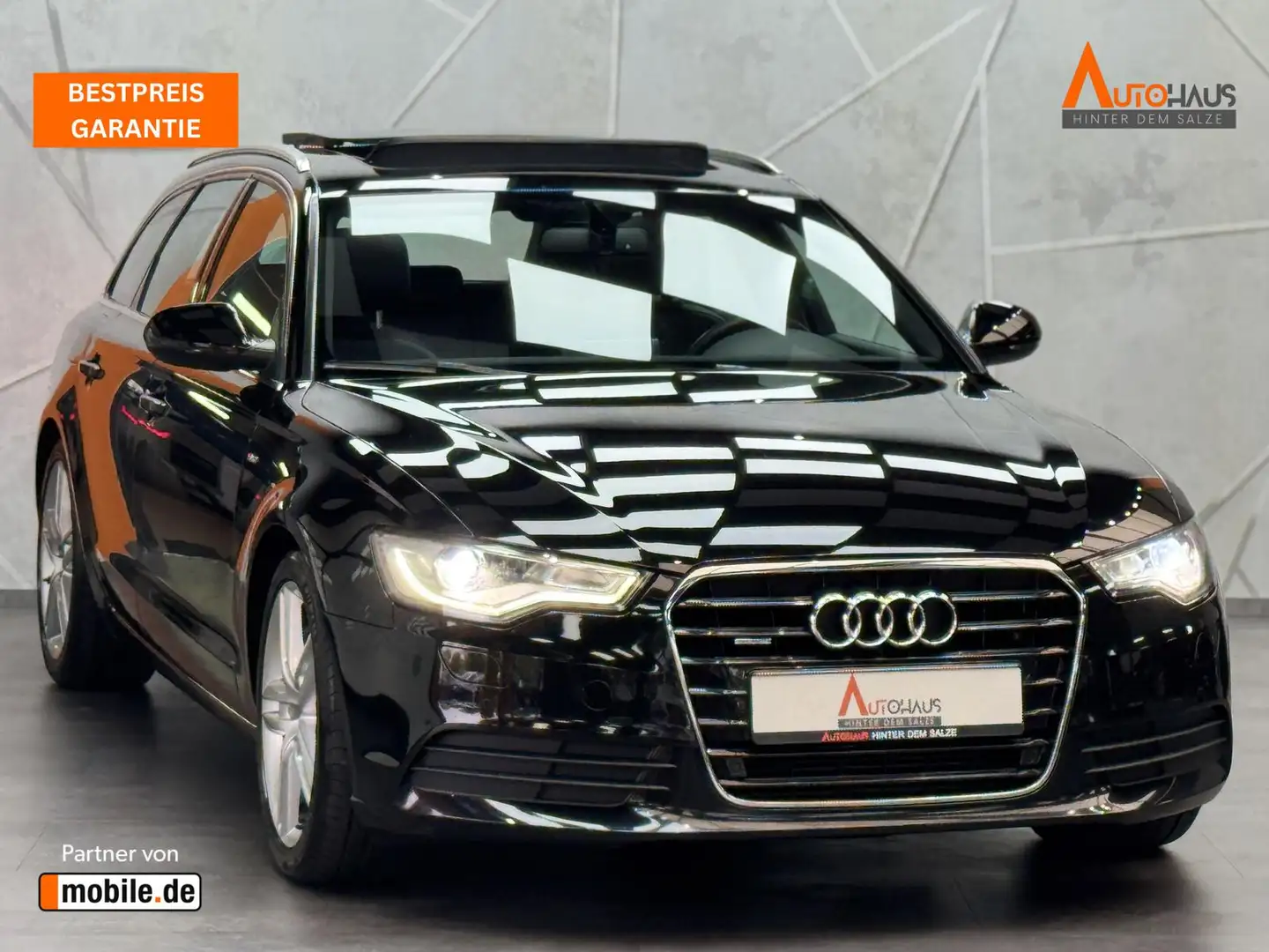 Audi A6 3.0 TDI quattro 3.0TDI|PANO|STDHZG|AHK|S-LINE Schwarz - 1