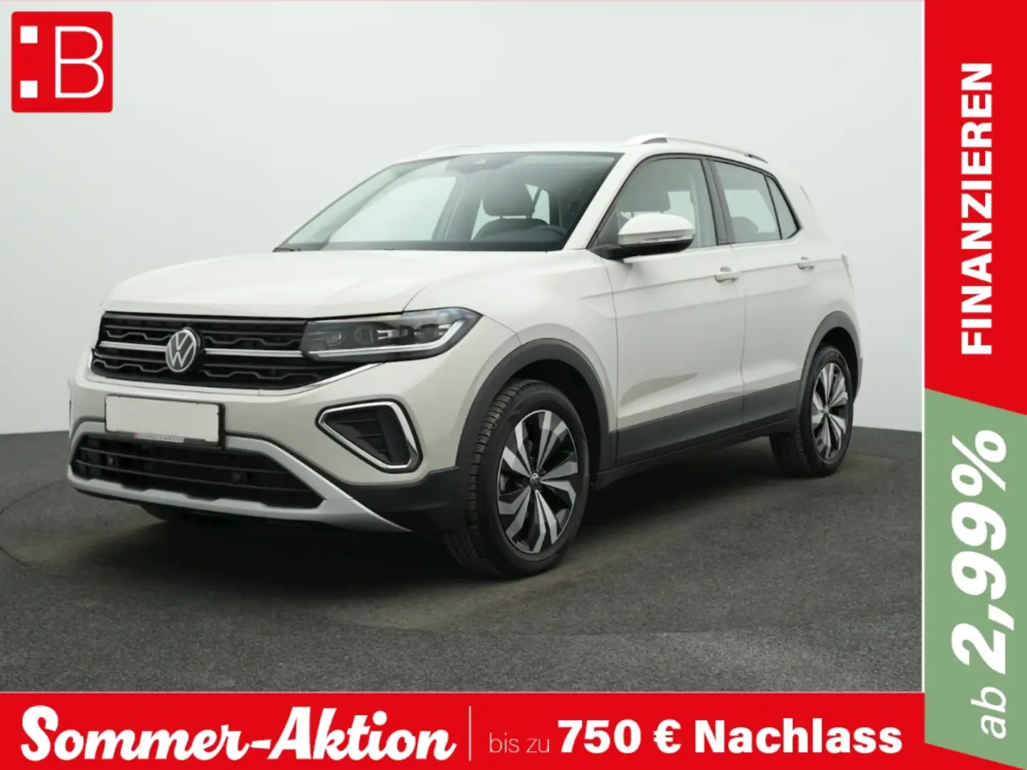 Volkswagen T-Cross 1.0 TSI DSG Style IQ.LIGHT AHK NAVI KAMERA Grau - 1