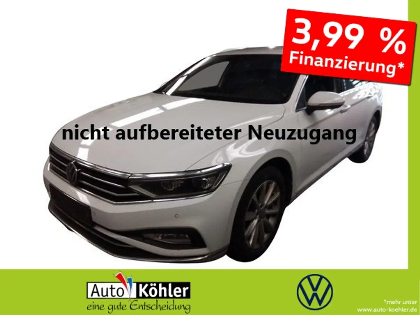 Volkswagen Passat Variant Elegance TDi Navi / Navi Discover Pro Weiß - 1
