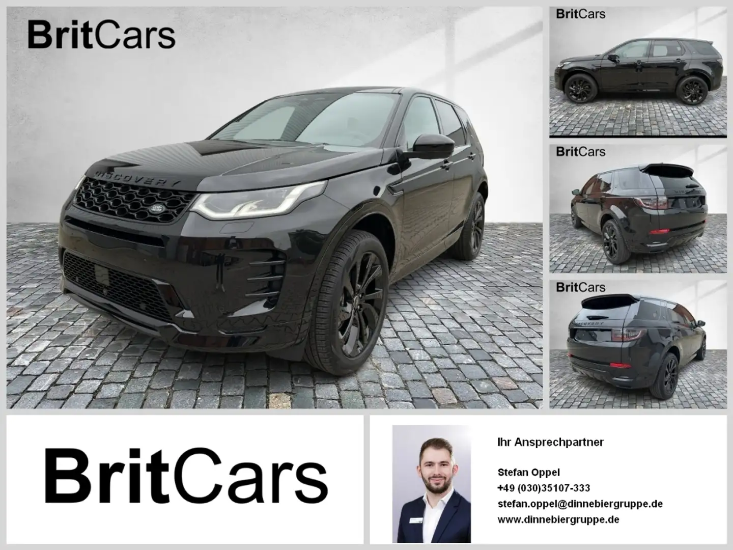 Land Rover Discovery Sport D200 Dynamic SE MY24 PANO 360 Zwart - 1