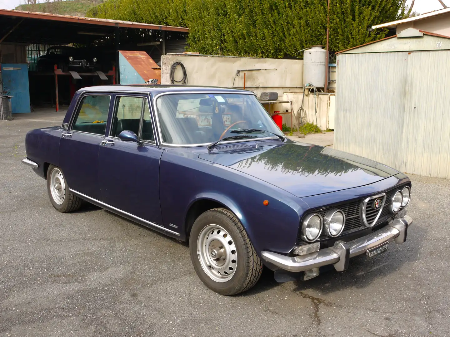 Alfa Romeo 2000 Berlina 1973 – Targa e libretto originali ROMA Blu/Azzurro - 2