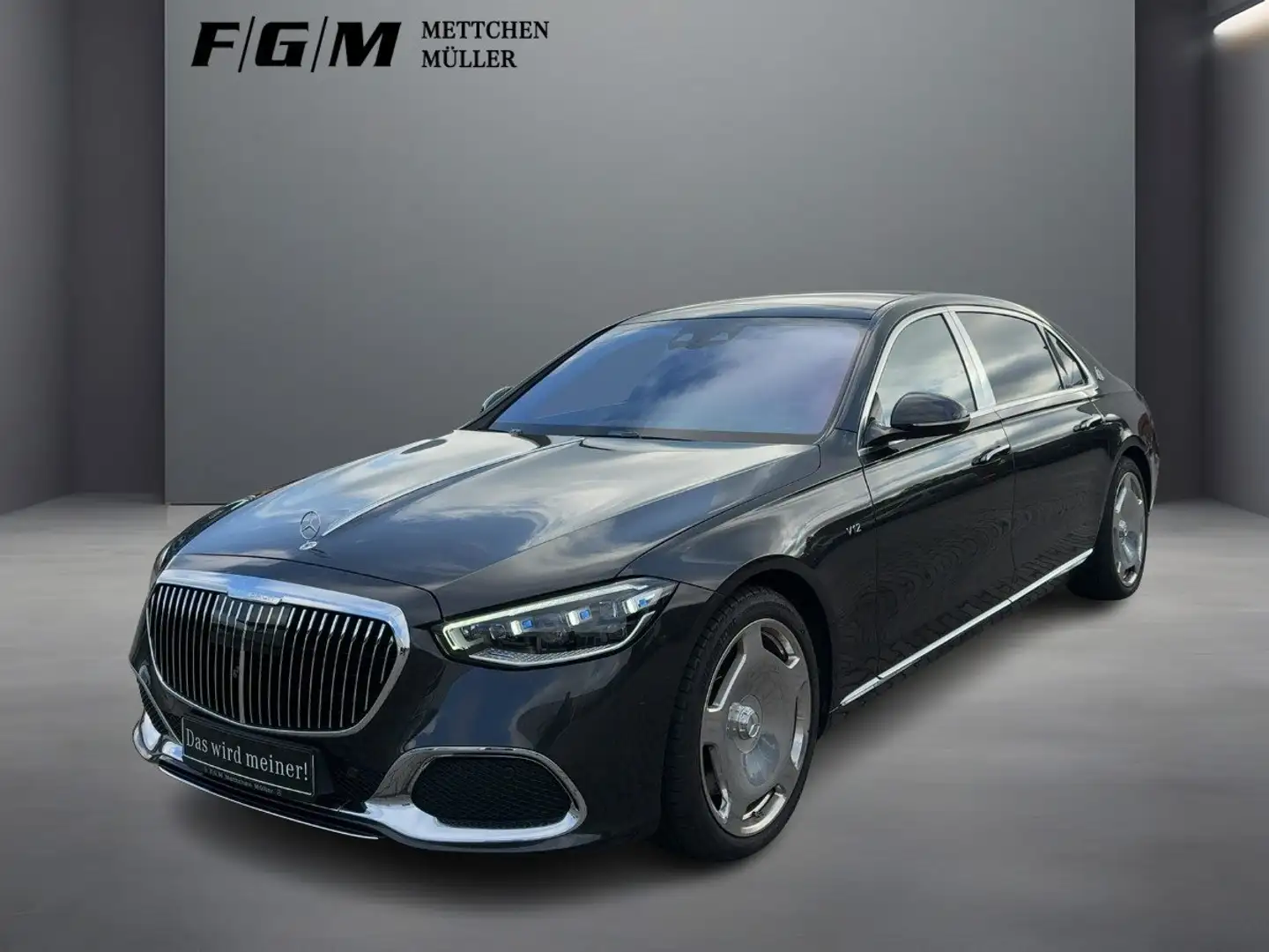 Mercedes-Benz S 680 4Matic MAYBACH Burm|HUD|KeyGo|MBeam|S-Dach Grigio - 2