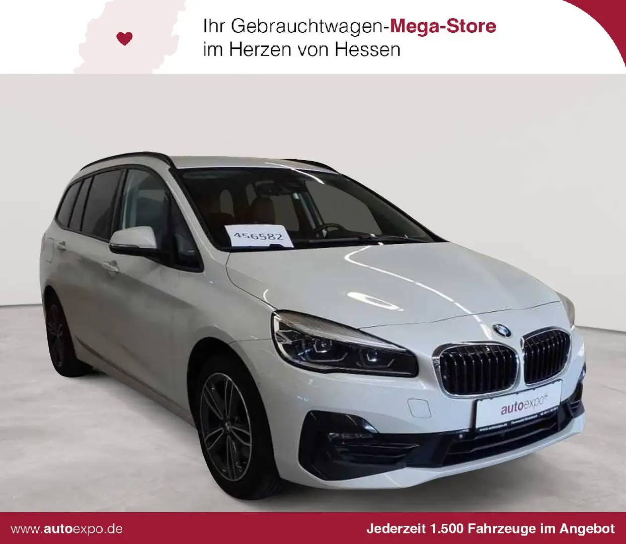 BMW 218 218d Gran Tourer Aut. Sport Line Navi Leder Weiß - 1