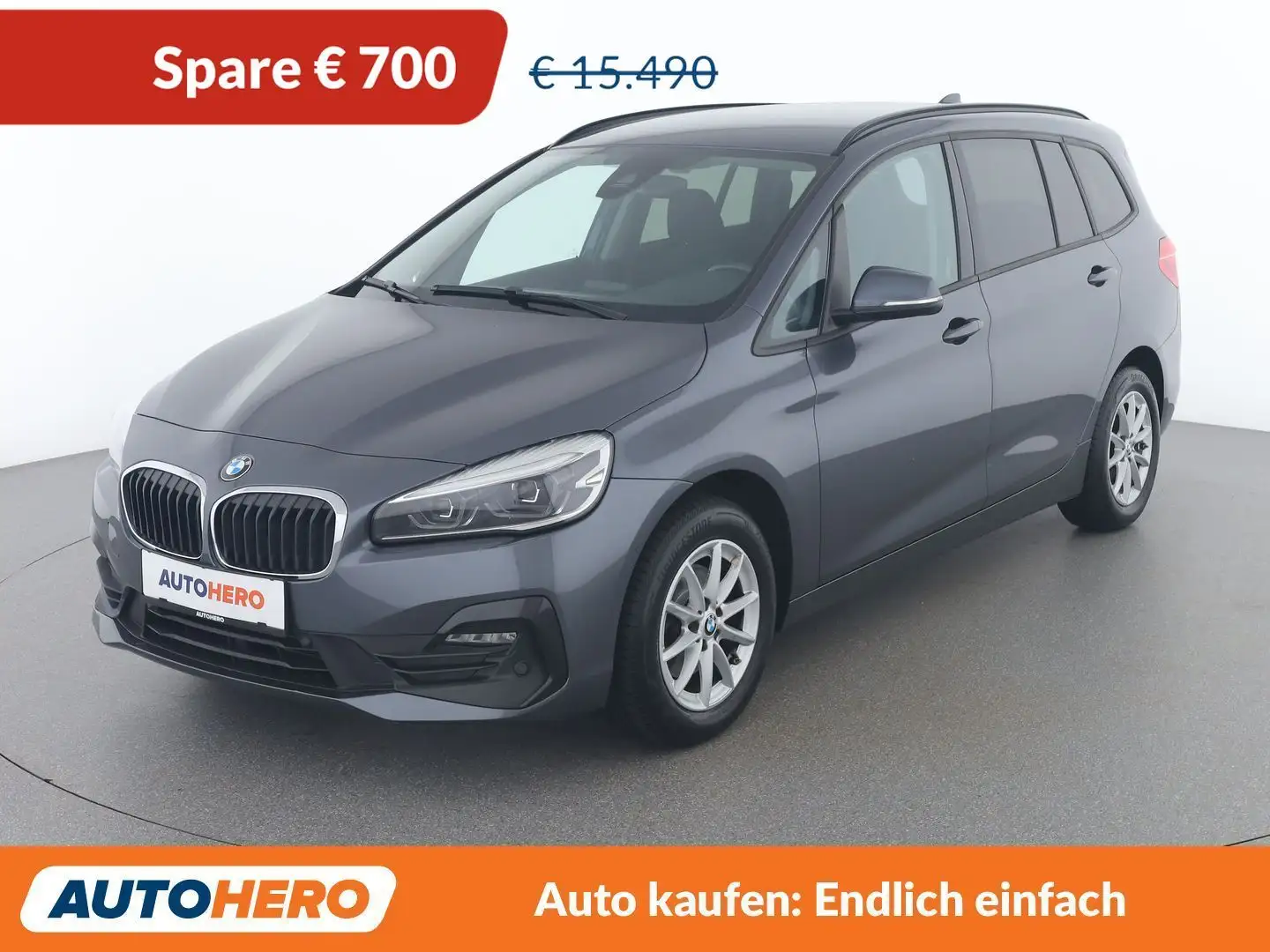 BMW 216 216d Gran Tourer Advantage Grau - 1