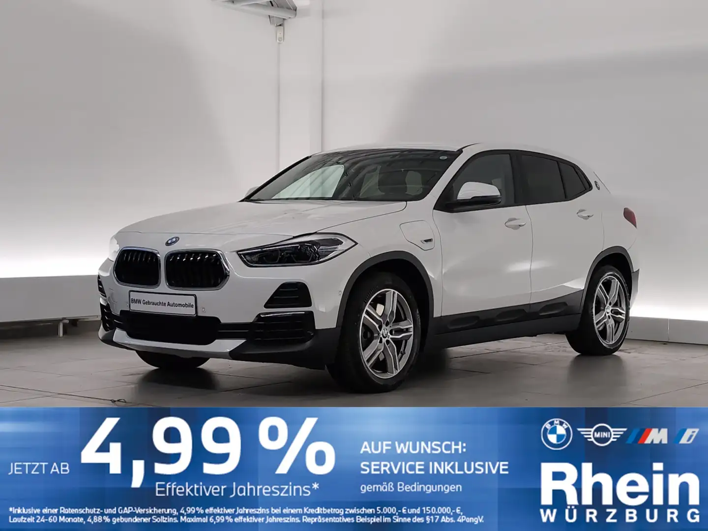 BMW X2 xDrive25e PDC/SHZ/DAB PDC/SHZ/DAB Weiß - 1