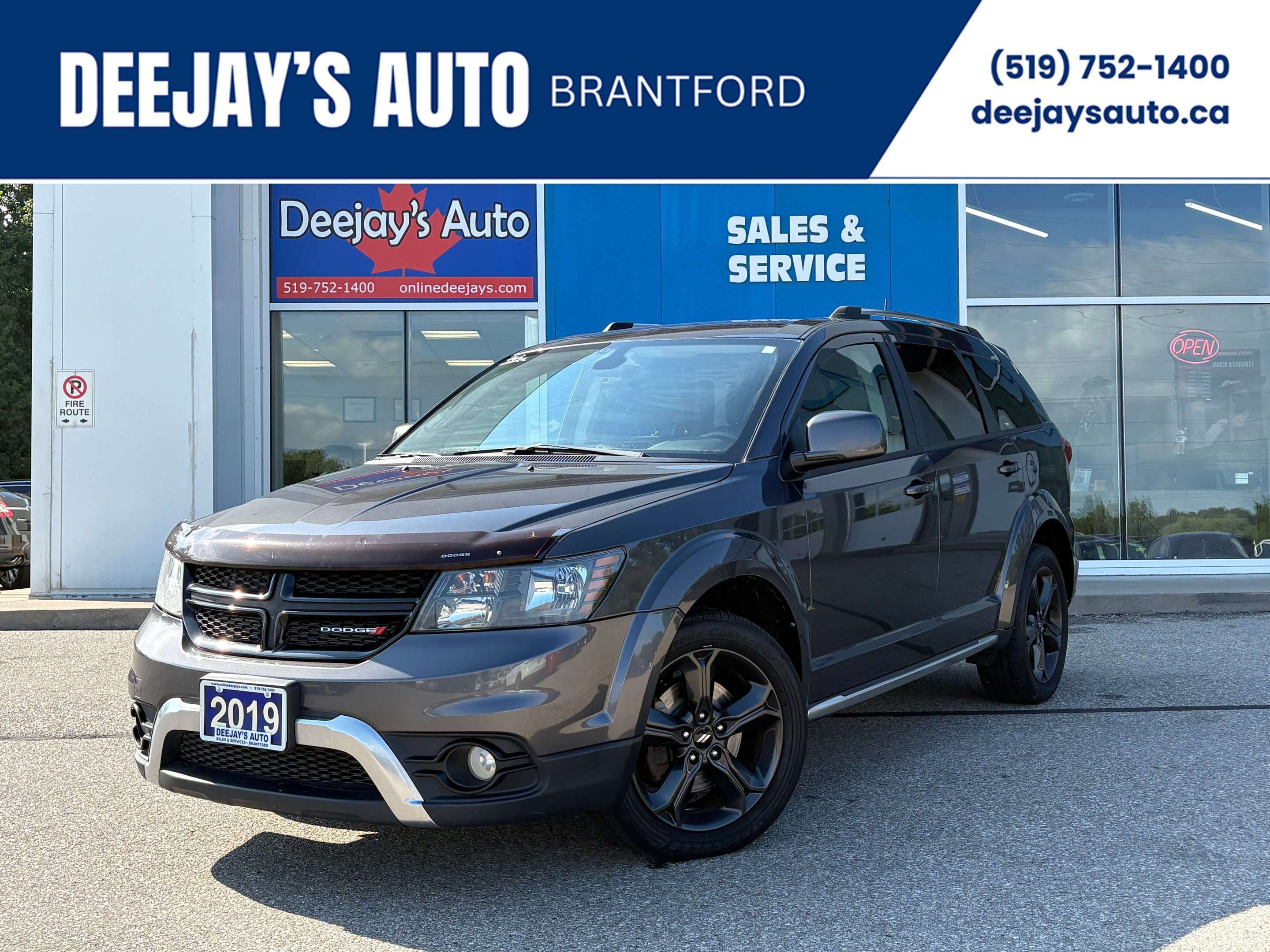 2019 Dodge Journey Crossroad AWD | Leather | NAV | Clean Carfax
