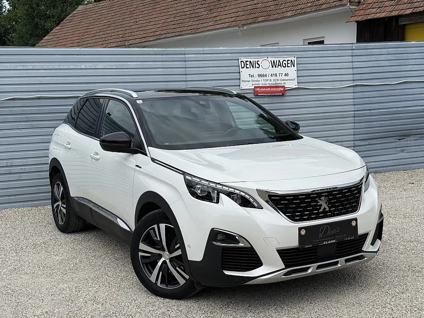 Peugeot 3008 1,6 BlueHDi 120 S&S EAT6 GT Line Weiß - 2