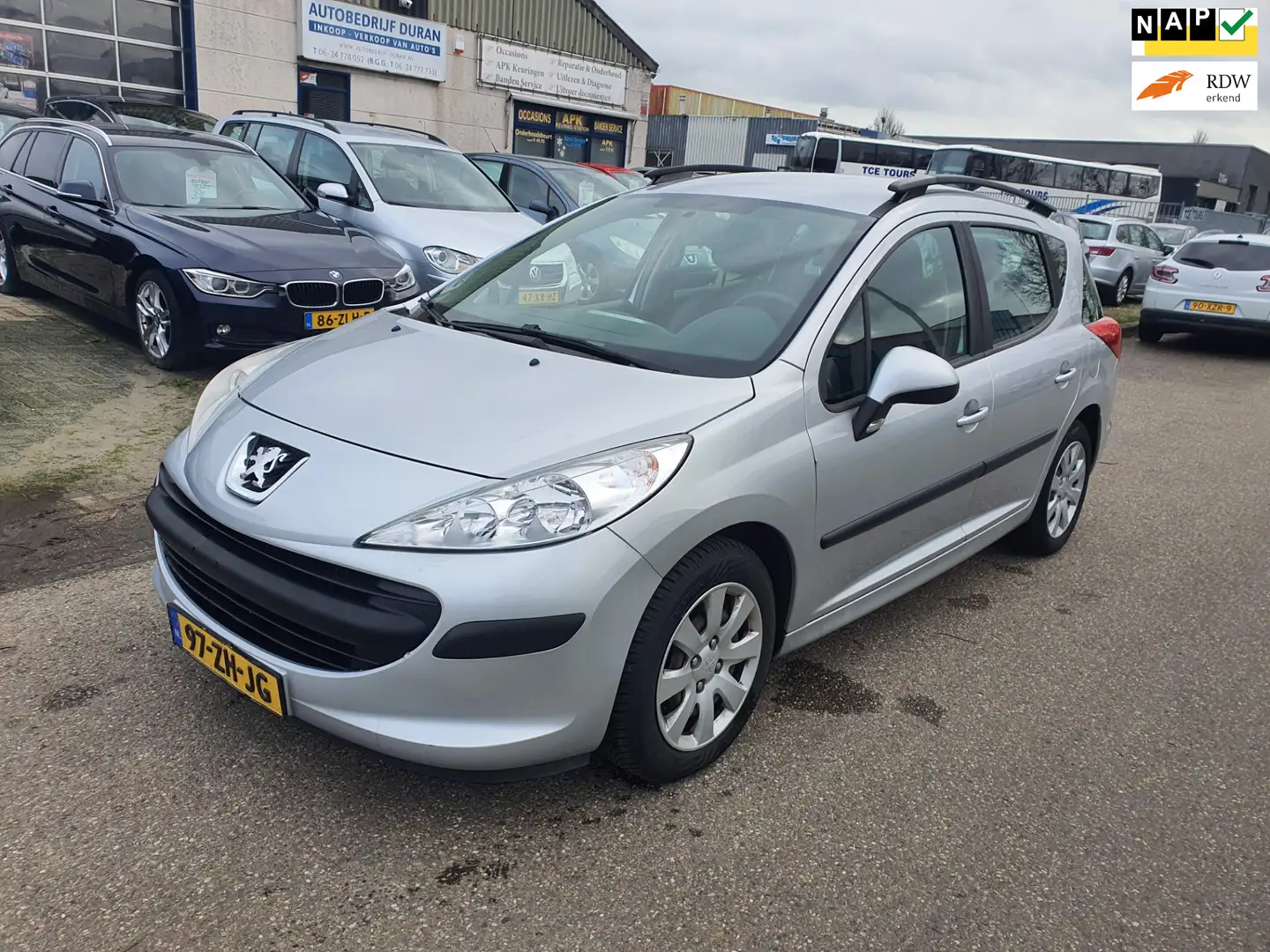 Peugeot 207 SW 1.4 VTi X-line 5-deurs Airco Bj.:2008 NAP! Grijs - 1