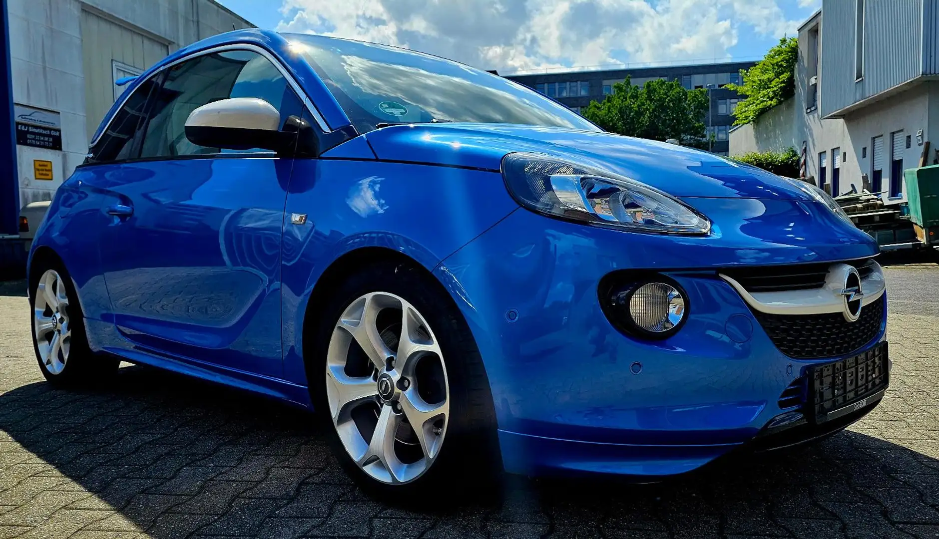 Opel Adam S OPC-LINE  LEDER  NAVI Bleu - 2