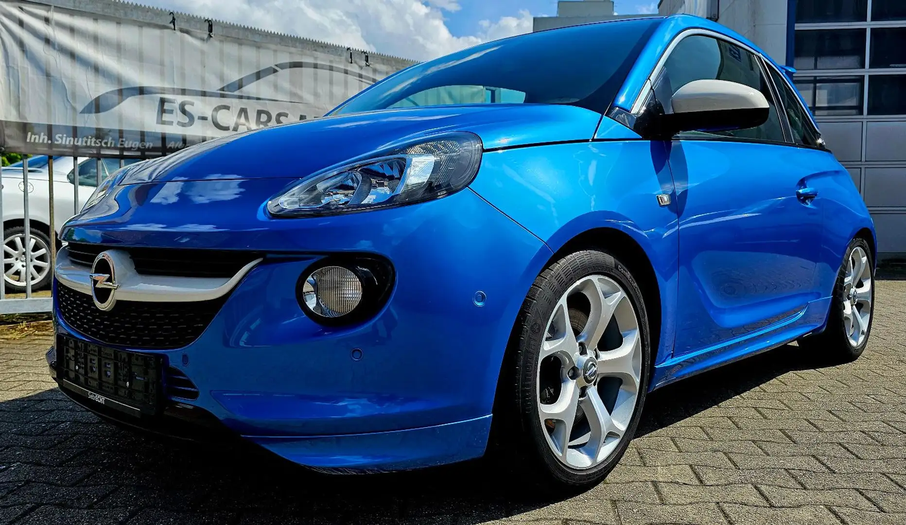 Opel Adam S OPC-LINE  LEDER  NAVI Bleu - 1