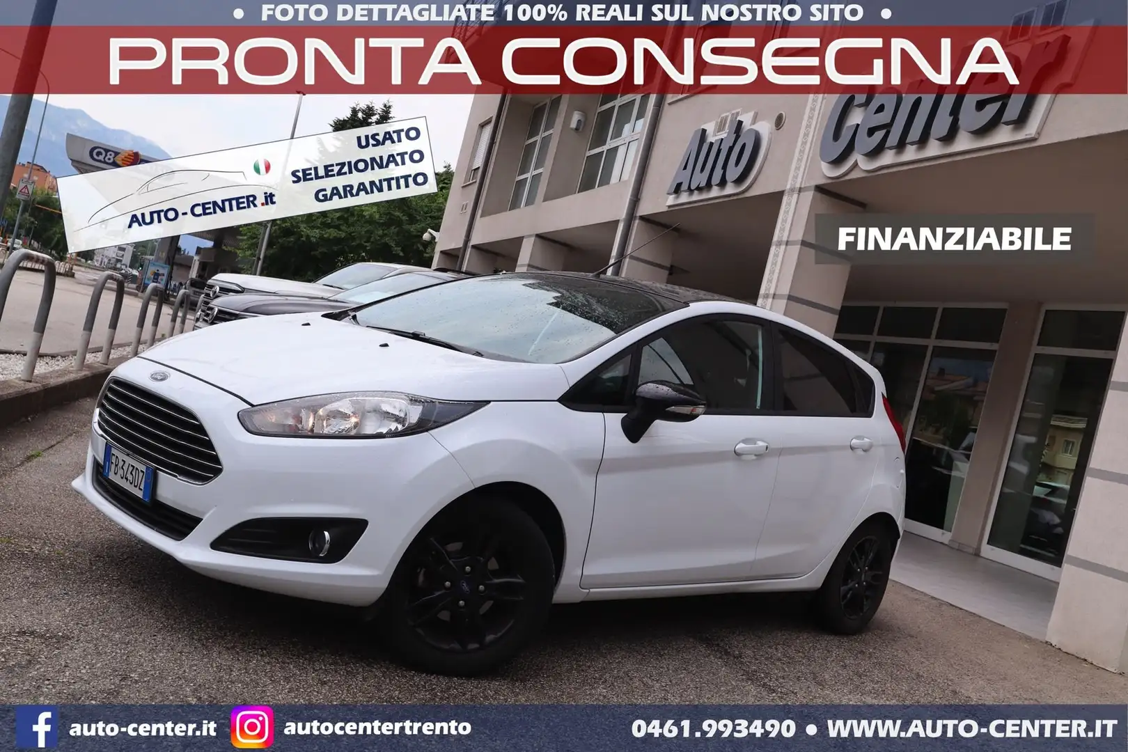 Ford Fiesta 1.0 100CV 5p Ecoboost Black & White Edition Bianco - 1