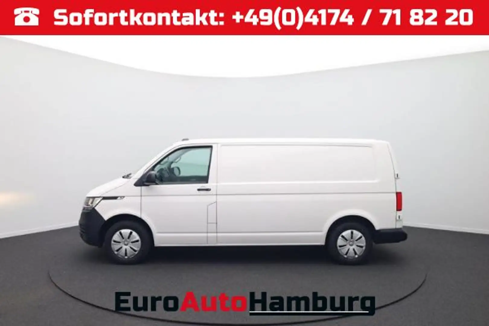 Volkswagen Transporter 6.1 L2 2.0 TDi 110PS Langer Radstand 2-Sitzer Navi Weiß - 1