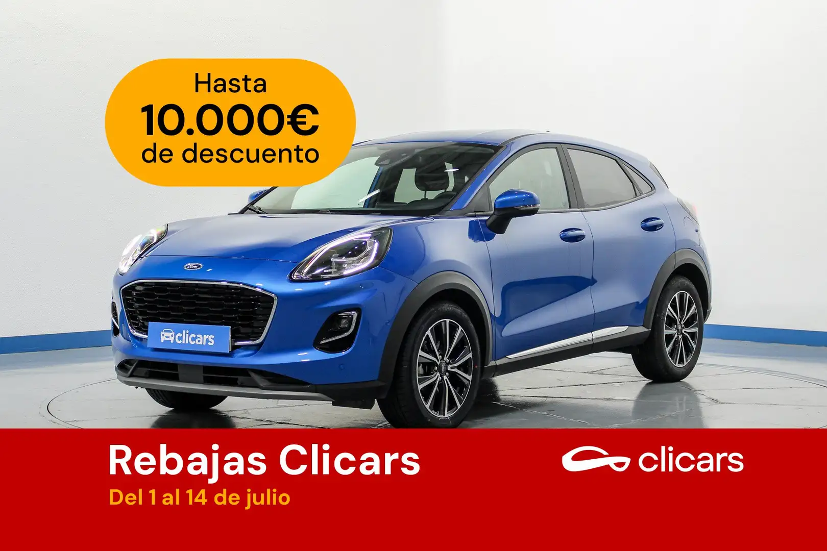 Ford Puma 1.0 EcoBoost MHEV Titanium Aut. 125 Azul - 1