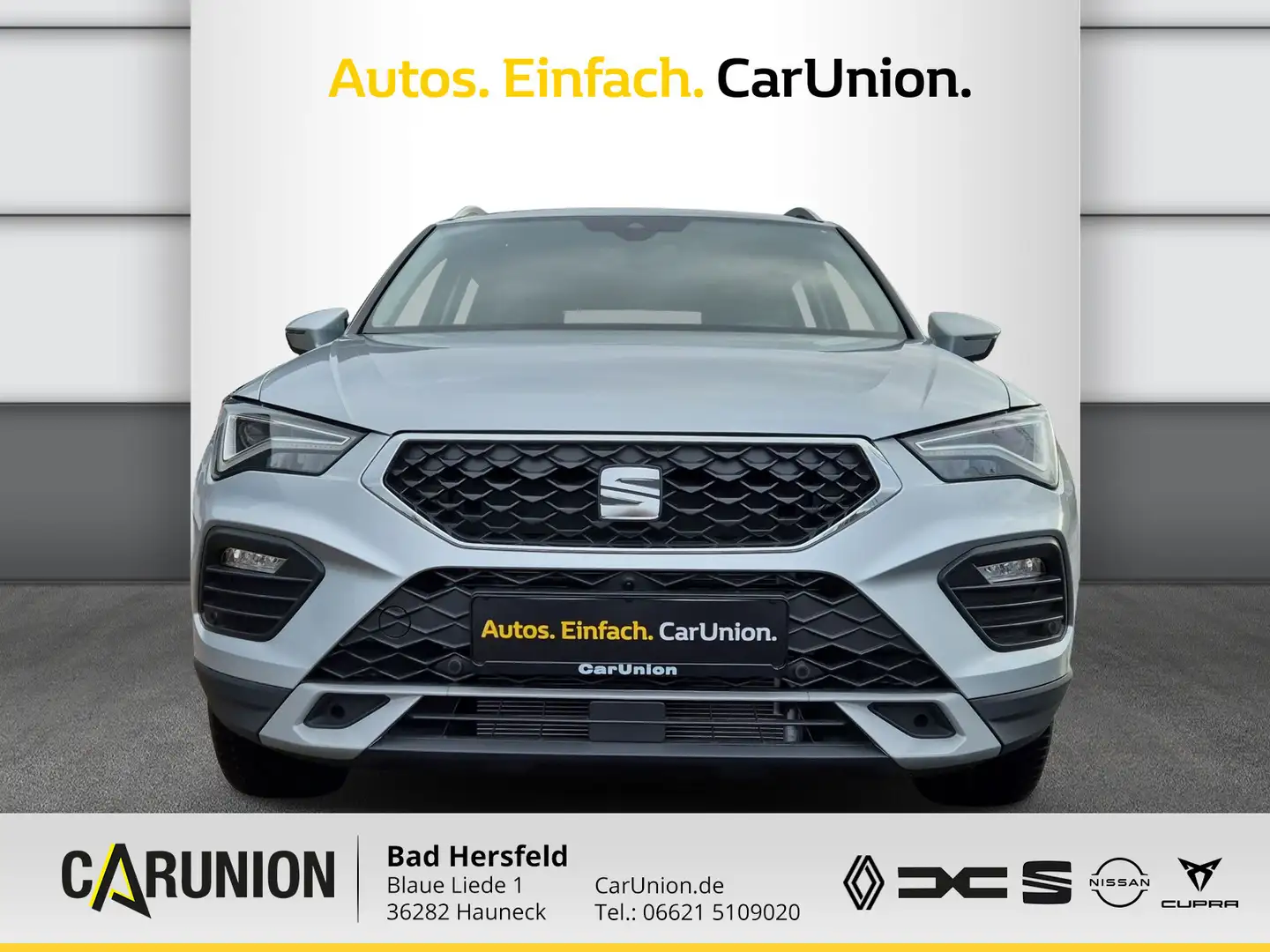 SEAT Ateca Style Edit. 2.0 TDI 7-Gang DSG AHK/Nav/RFK Silber - 2