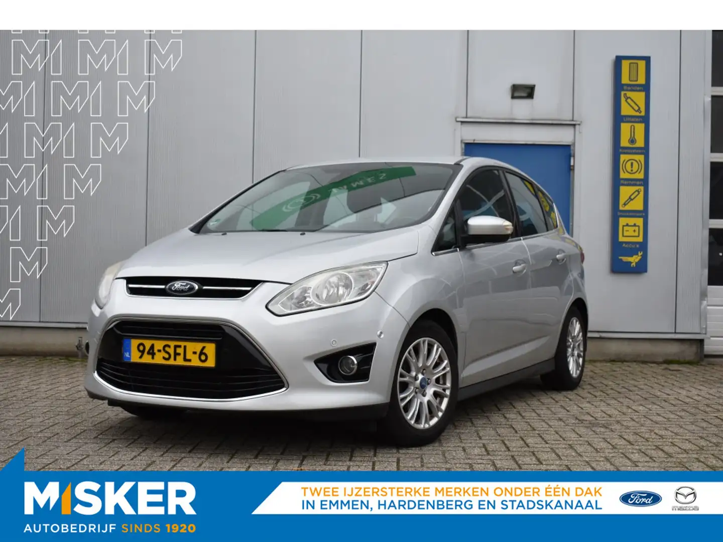 Ford C-Max 1.6 Titanium met opties en apk 11/26 Grijs - 1