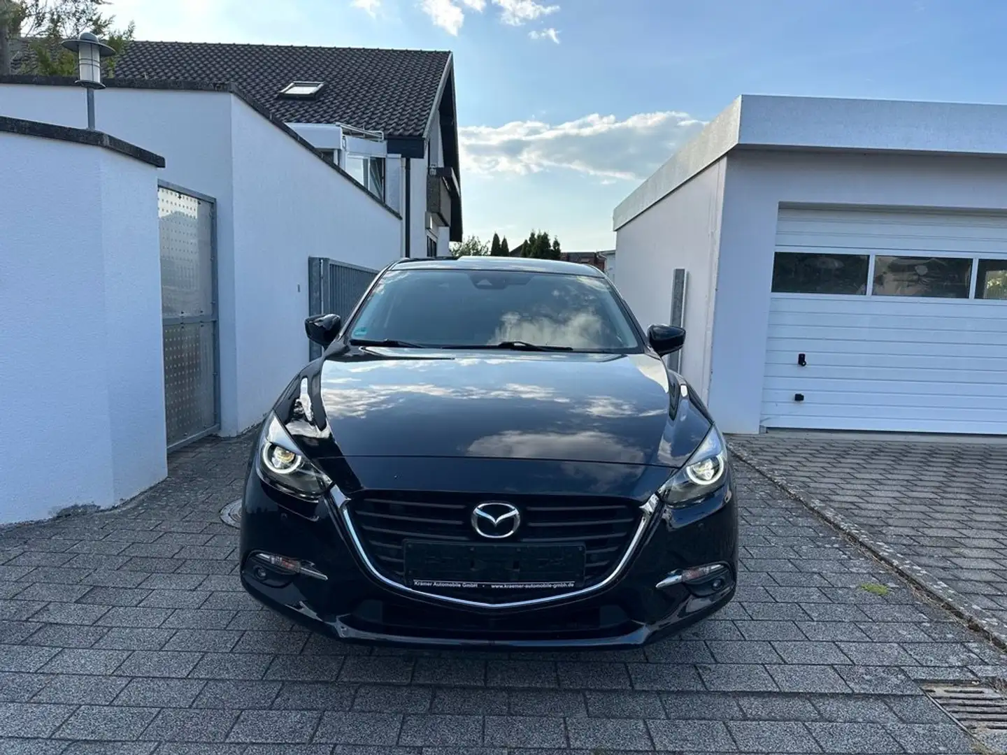 Mazda 3 Exclusive-Line -LED-TEMPOMAT-PDC-LKH-SHZ-1HAND- Schwarz - 1