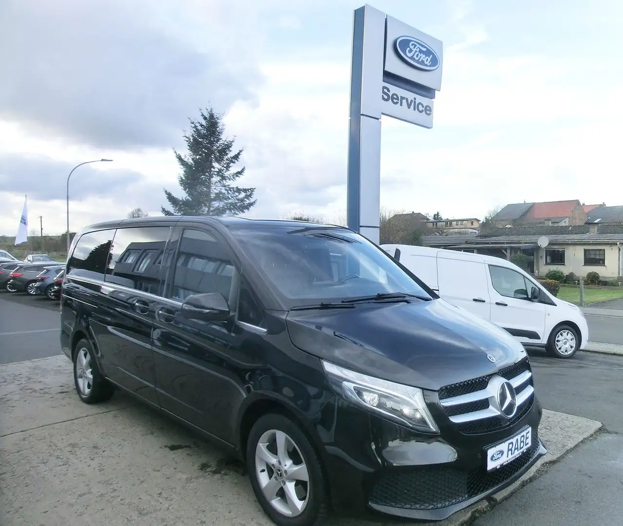 Mercedes-Benz V 250 d Aut. AVANT/lang/Led/eSchiebet/AHK/Standhz Schwarz - 1