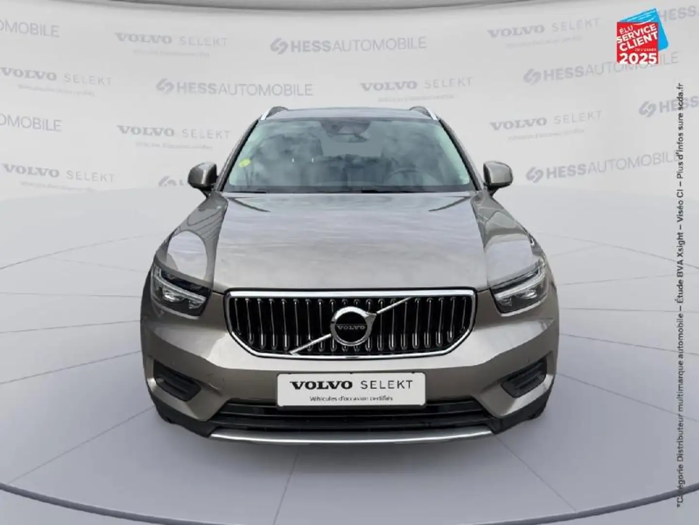 Volvo XC40 D3 AdBlue 150ch Inscription Luxe Geartronic 8 Touvrant Sieges chauf/cuir GPS Camera Carplay Grigio - 2