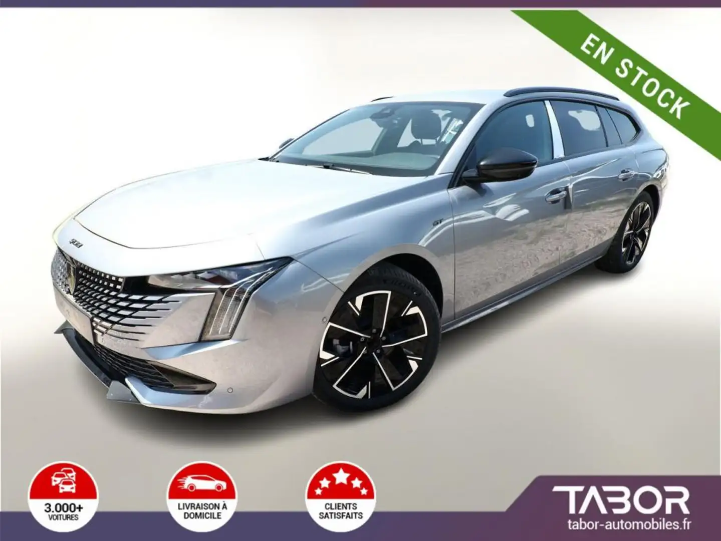 Peugeot 508 SW 130 EAT8 GT LED GPS ACC cam Keyl Gris - 1
