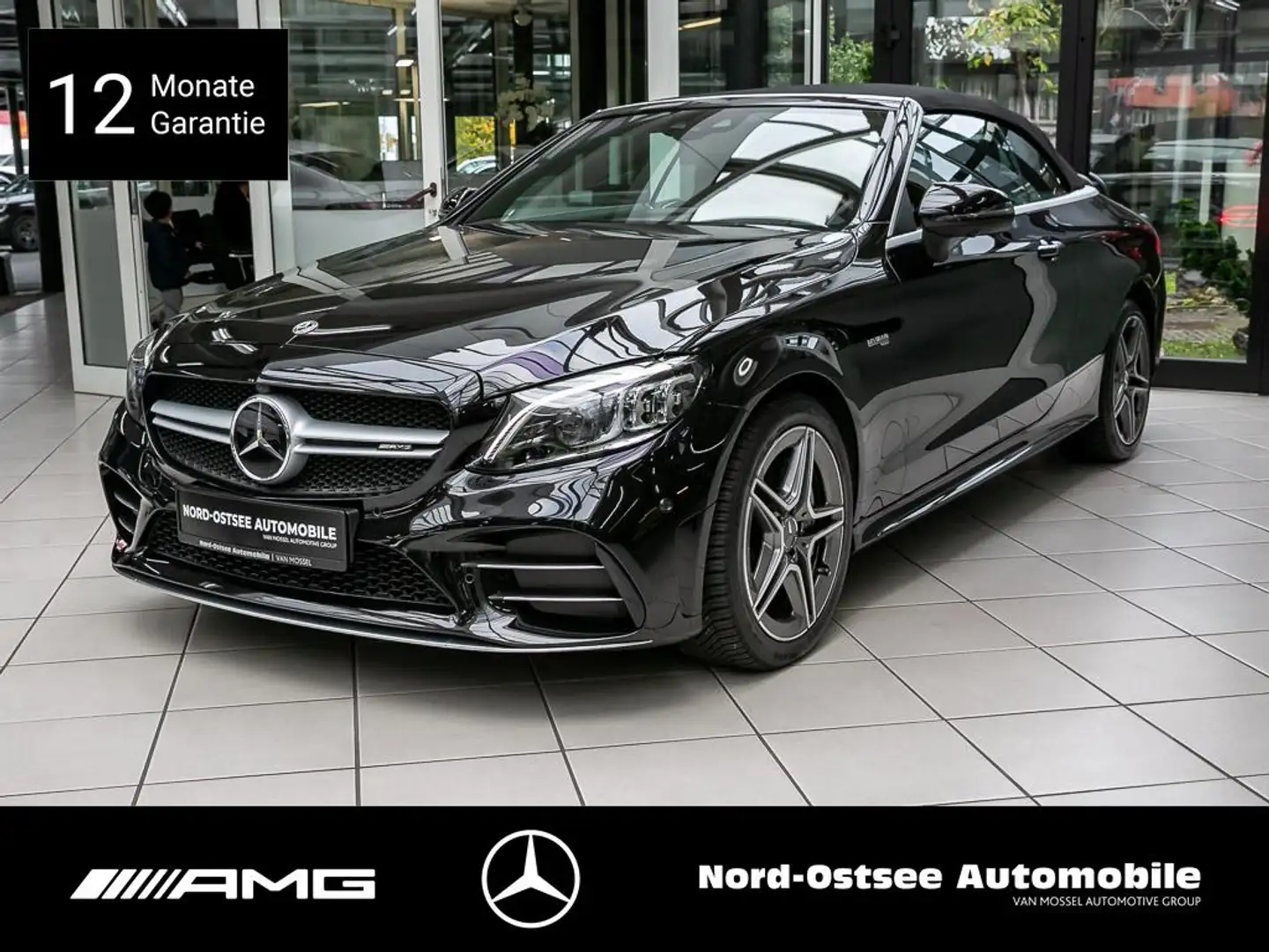 Mercedes-Benz C 43 AMG AMG C 43 4M  HUD BURMESTER DISTO PARKPAKET LED Zwart - 1
