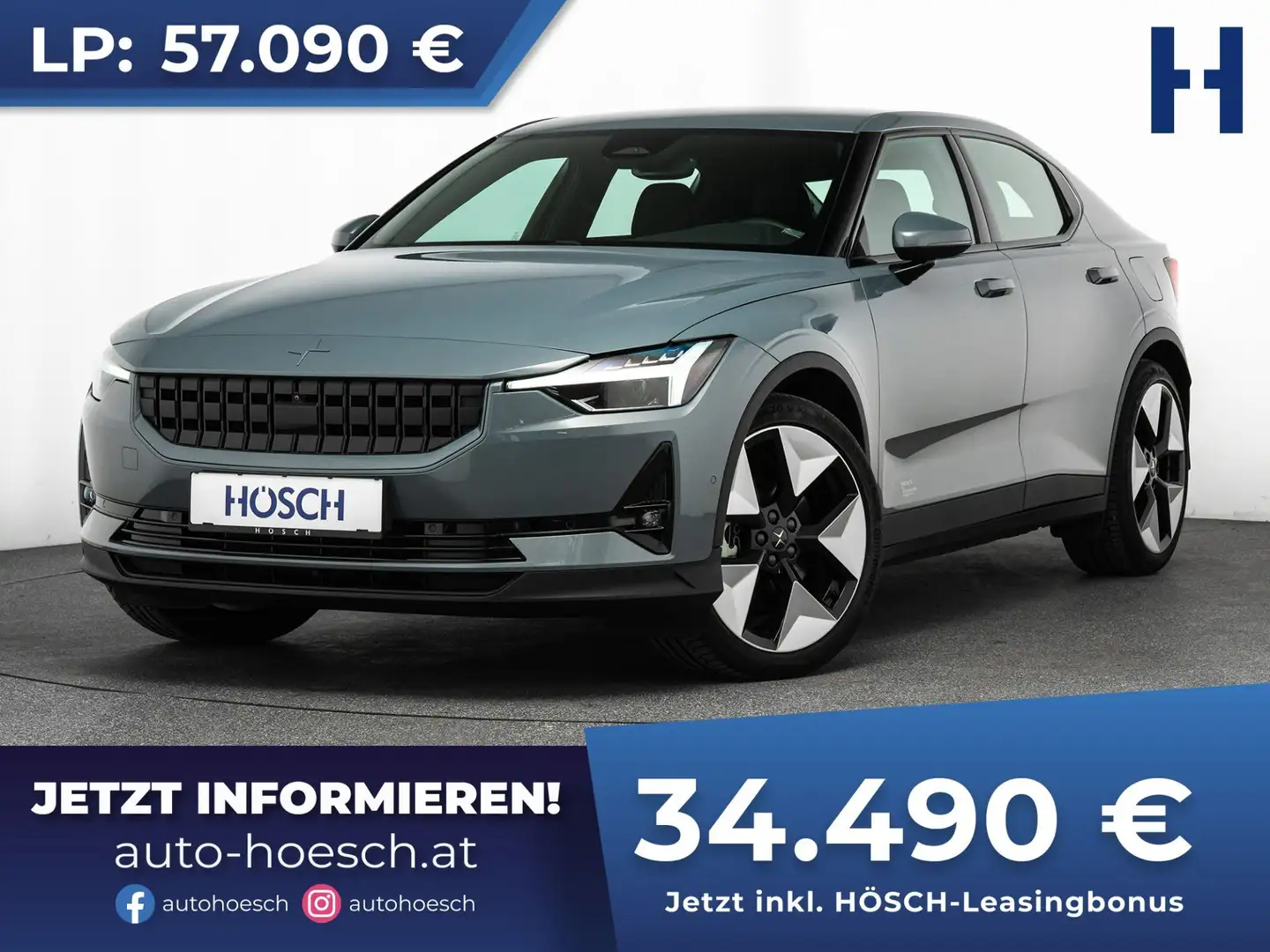Polestar 2 Long Range SM ACC 360° 20 ZOLL Grau - 1
