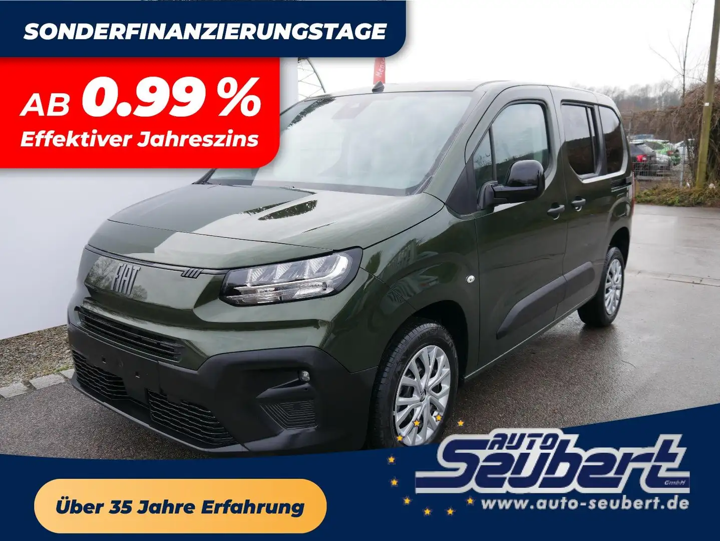 Fiat Doblo 1.5 L1 PDC*LED*SHZ*BLUETOOTH*TEMPOMAT*KLIMAAUTOMAT Zöld - 1