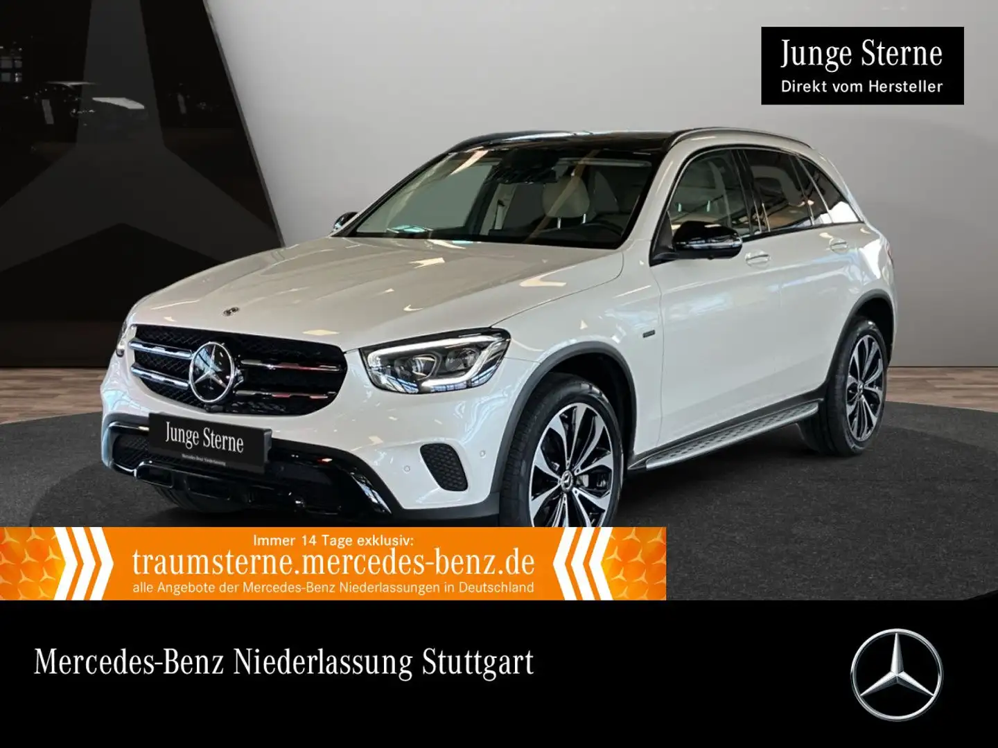 Mercedes-Benz GLC 300 e 4M NIGHT+PANO+360+MULTIBEAM+FAHRASS+HUD Weiß - 1