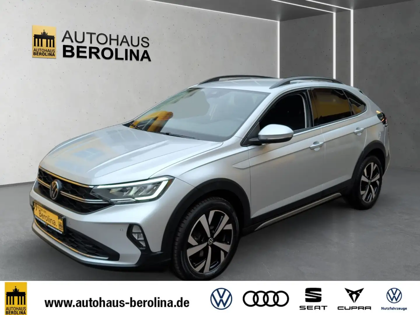 Volkswagen Taigo 1.0 TSI Life DSG *R-CAM*SHZ*App-Connect* Argento - 2