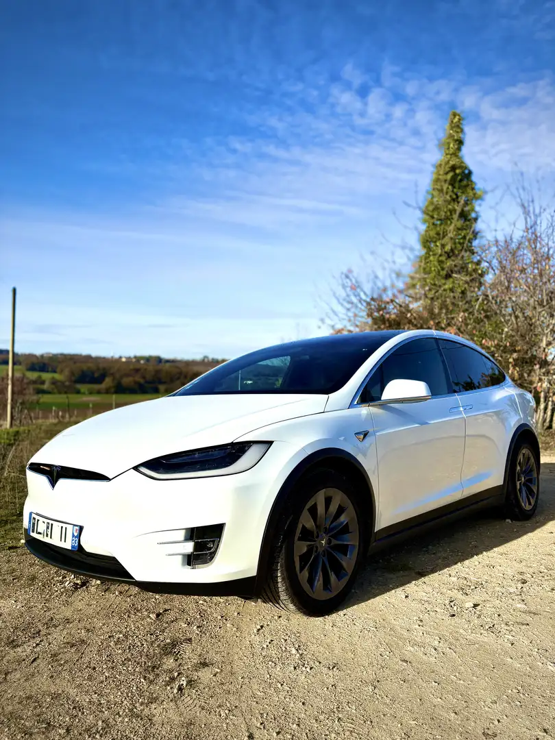 Tesla Model X MODEL X 100 kWh All-Wheel Drive Blanc - 1