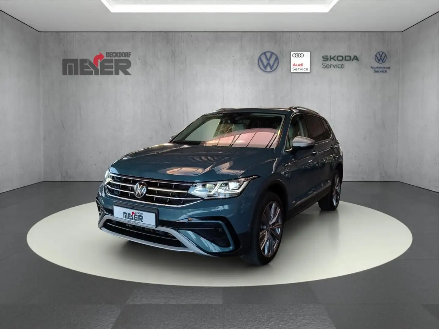 Volkswagen Tiguan Allspace Elegance 2.0 TDI 4MOTION DSG Klima Navi Leder Blau - 1