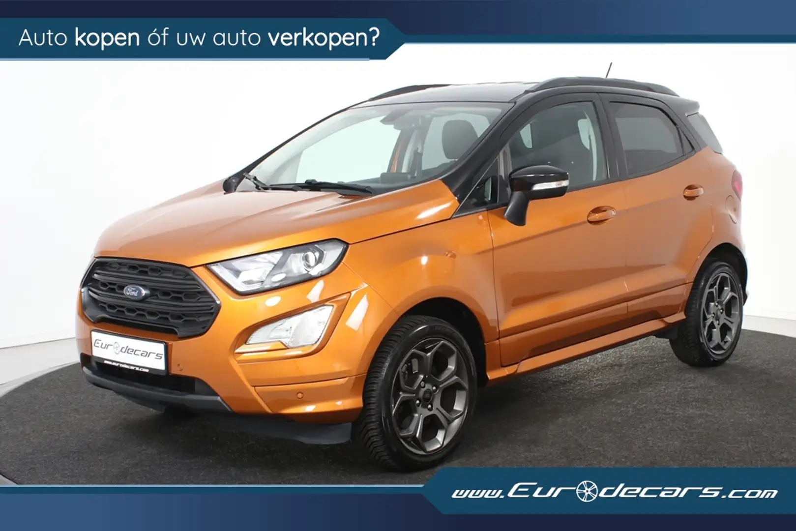 Ford EcoSport 1.0 EcoBoost ST-Line*Leer*Navigatie*Ambiente*Keyle Oranje - 1