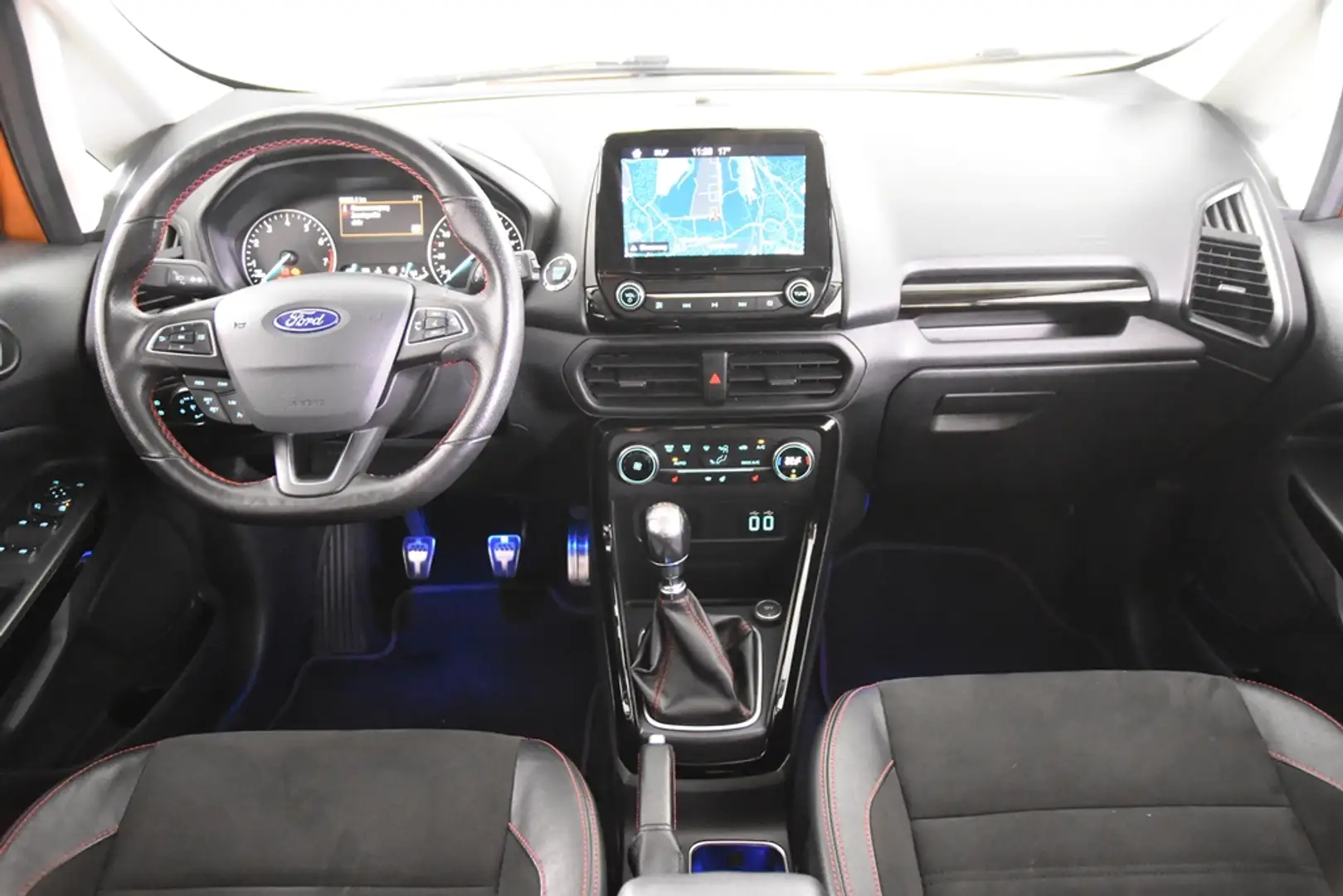 Ford EcoSport 1.0 EcoBoost ST-Line*Leer*Navigatie*Ambiente*Keyle Oranje - 2