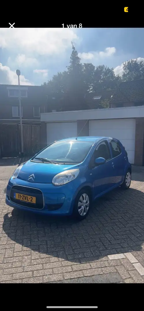 Citroen C1 1.0-12V Séduction bj 2009 Blauw - 2