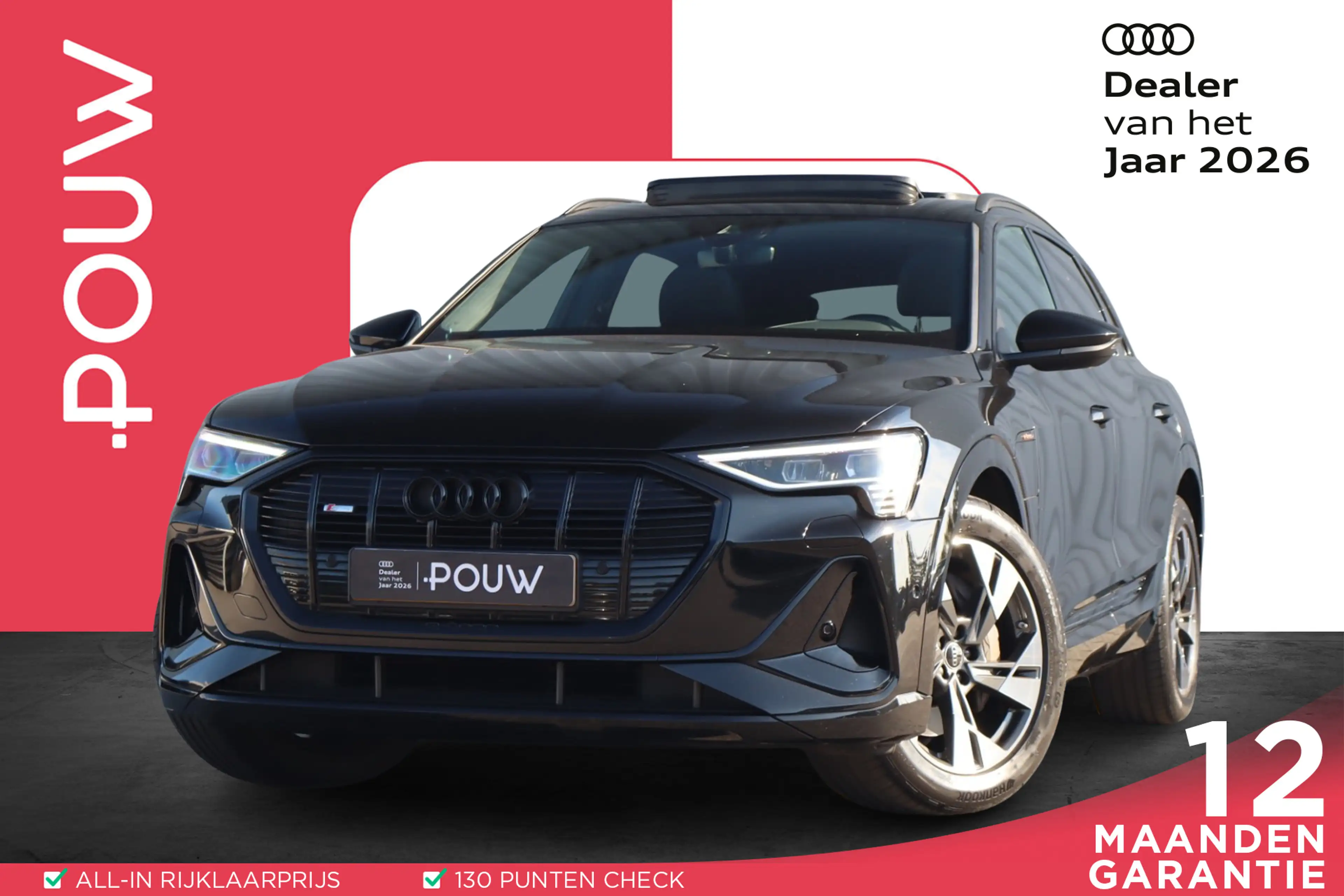 Audi e-tron 55 quattro 409pk S Edition 95 kWh | SoH 94% | ACC