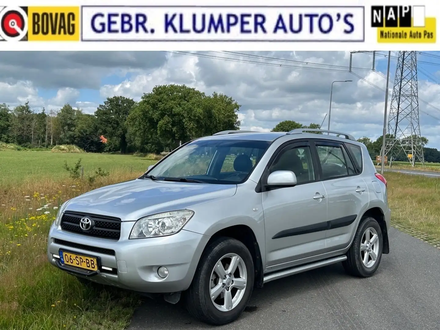 Toyota RAV 4 2.0 VVTi Executive, Leer, Cruise, ECC, Trekhaak Grijs - 1