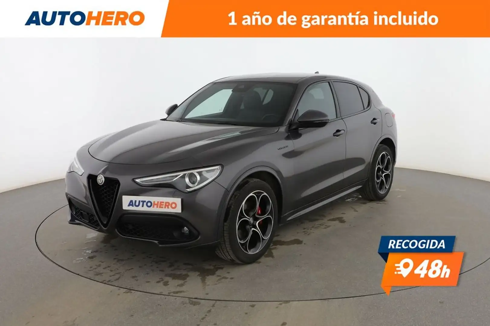 Alfa Romeo Stelvio 2.2 JTDM Veloce Q4 Gris - 1