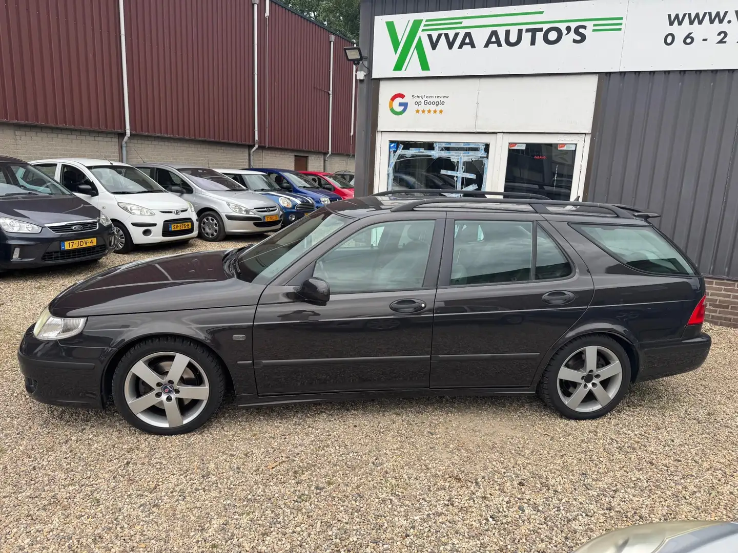 Saab 9-5 Estate 2.3 Turbo Aero AUTOMAAT clima,cruise, stoel Zwart - 2