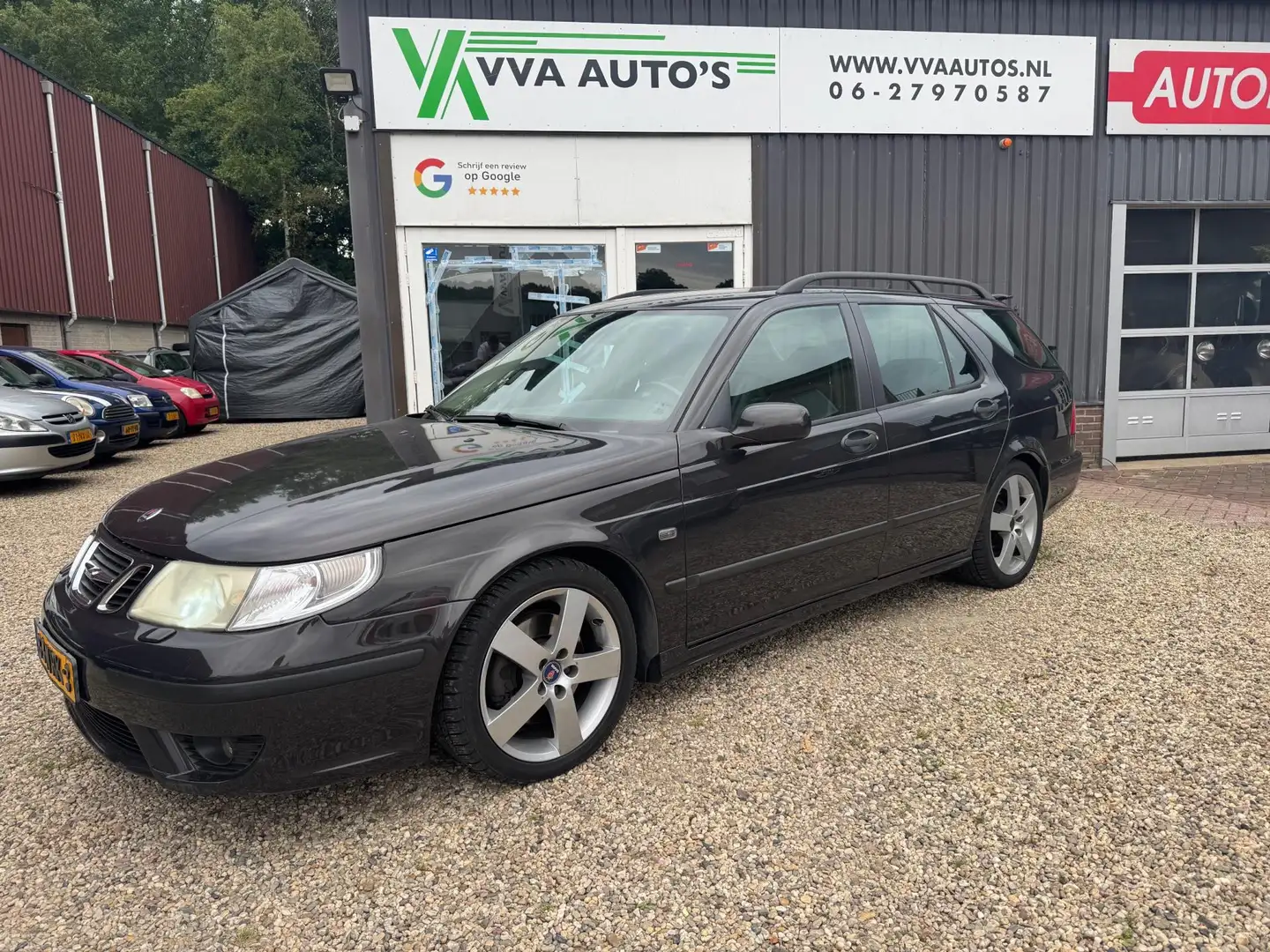 Saab 9-5 Estate 2.3 Turbo Aero AUTOMAAT clima,cruise, stoel Zwart - 1