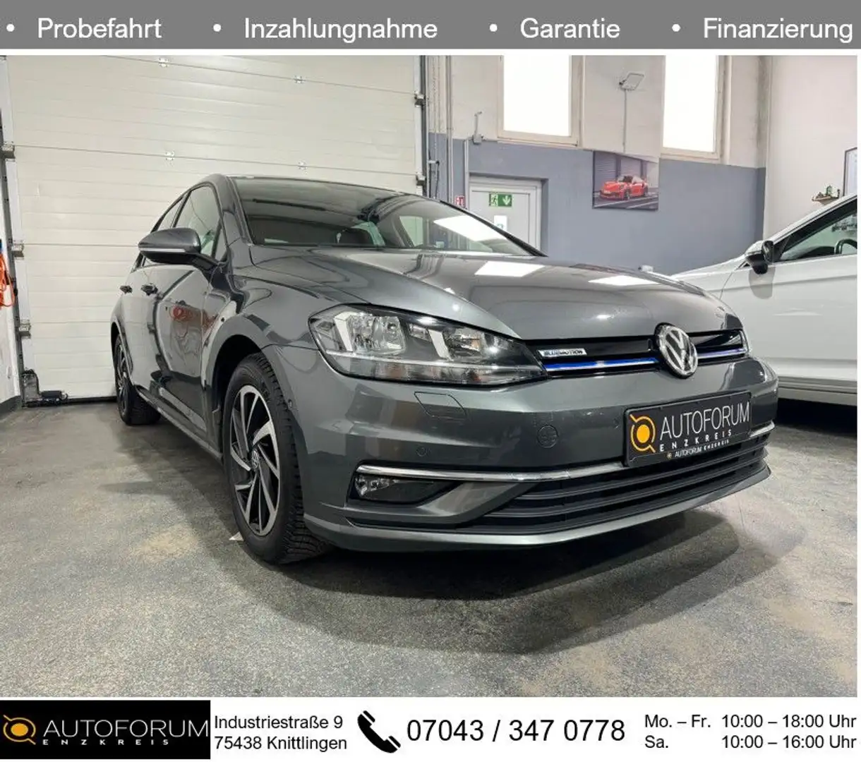 Volkswagen Golf 1.5 TSI DSG BlueMotion *R-KAMERA*NAVI*SHZ* Grijs - 1