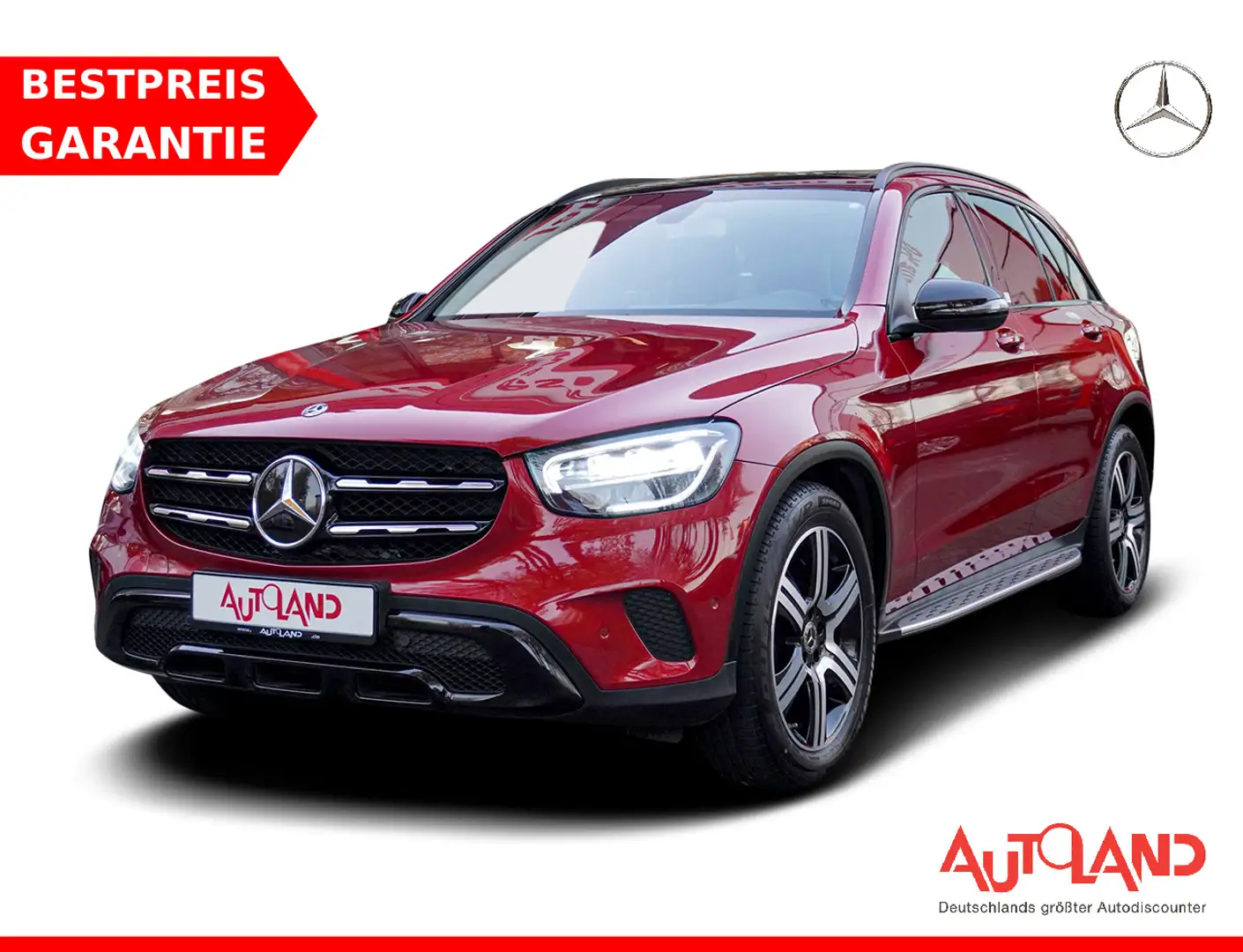 Mercedes-Benz GLC 300 4Matic LED Navi Panorama PDC Kamera Rosso - 1