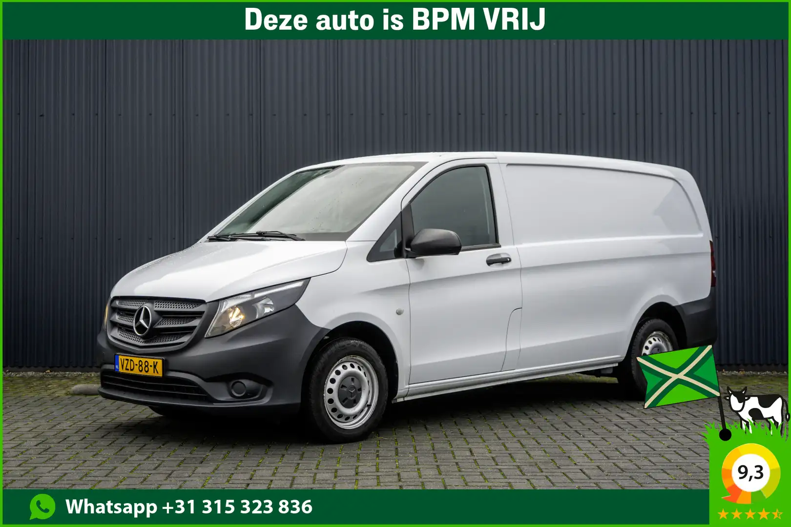 Mercedes-Benz Vito 114 CDI L2H1 | Automaat | Cruise | 3-Zits Blanc - 1