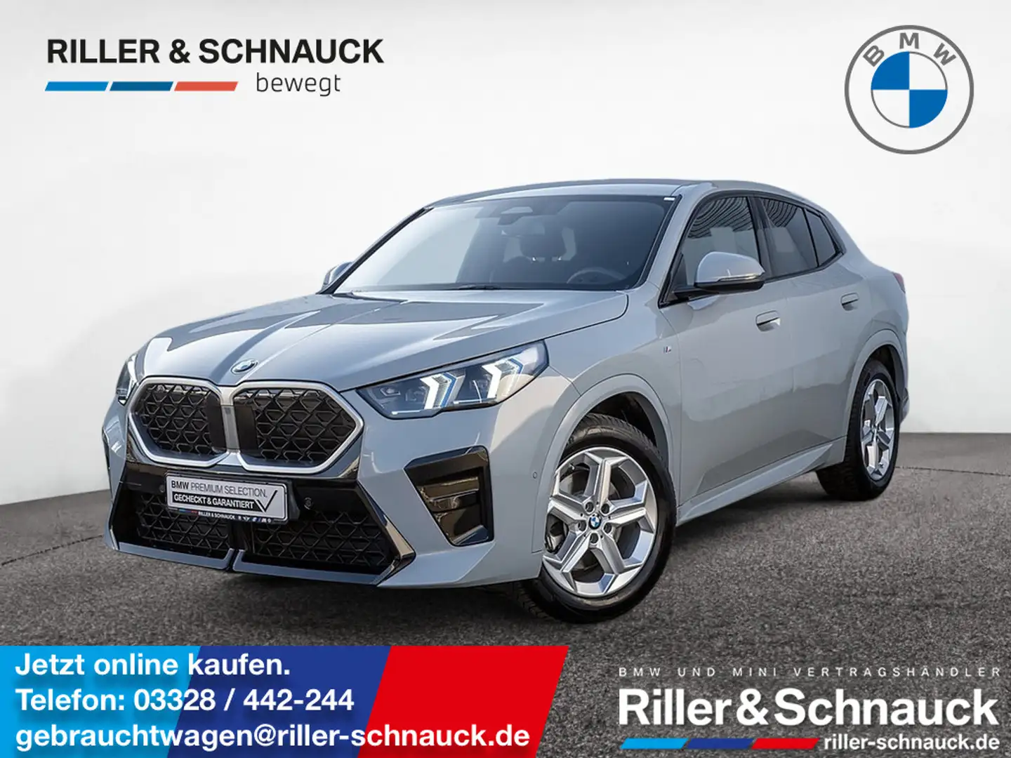 BMW X2 sDrive 20i M-Sport AHK+ACC+HK+KAM+MEM Grau - 1