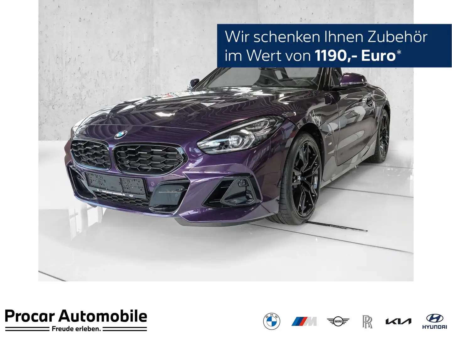 BMW Z4 sDrive20i UPE 65.518,97€ M-Sportpaket Innovationsp Mauve - 1