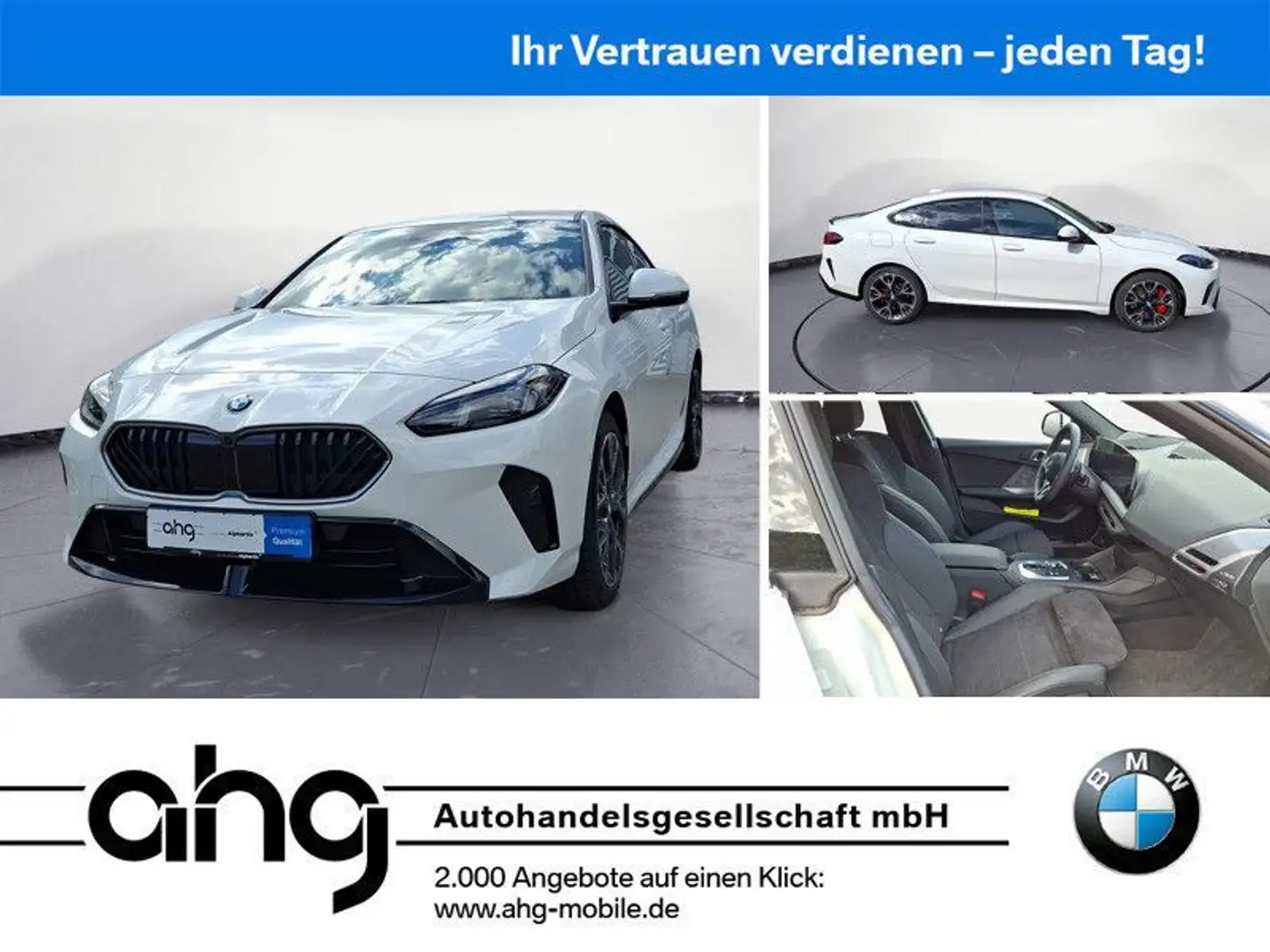 BMW 223 xDrive Steptronic M Sportpaket Klimaaut. Weiß - 1