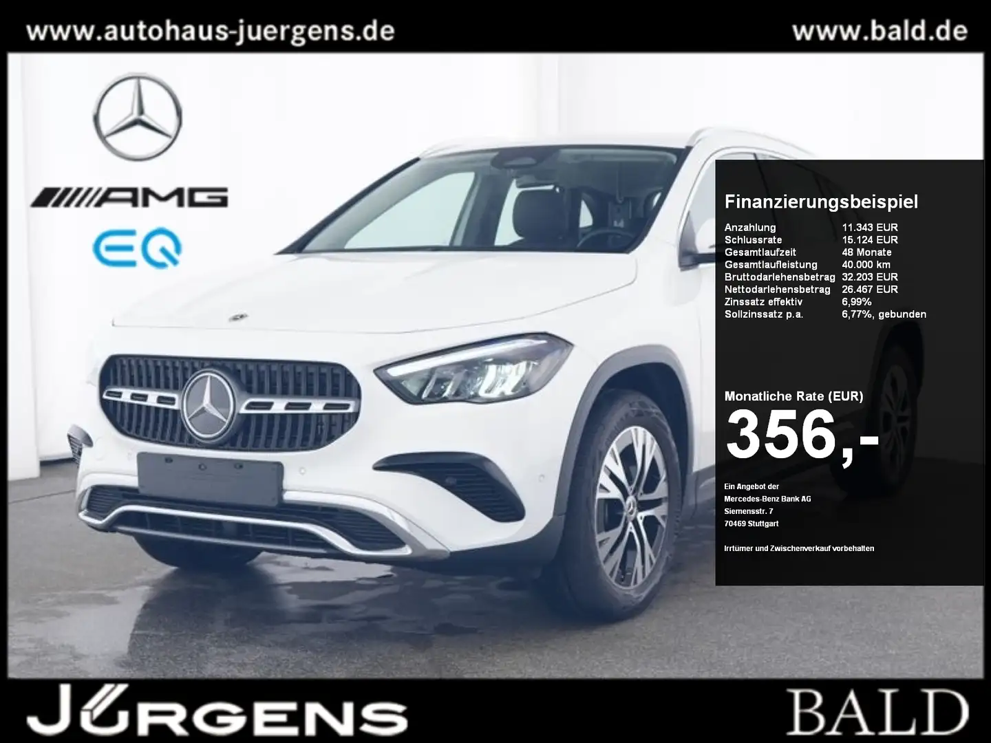 Mercedes-Benz GLA 250 e Progressive/LED/Kamera/EASY-P/Winter Blanc - 1
