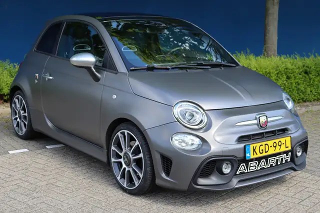 Fiat 500 Abarth 1.4 T-Jet Turismo 165pk - Panorama - Grigio Opaco